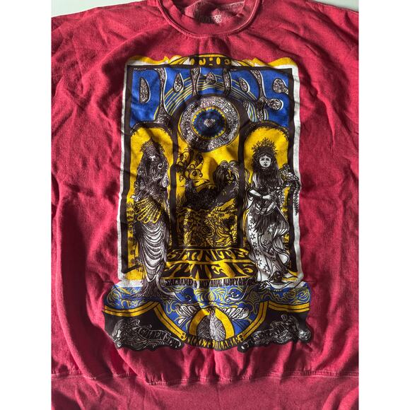 NWOT Urban Outfitters The Doors Blush Oversized Sweatshirt - Picture 2 of 4